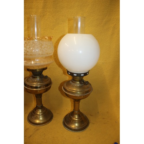 32 - 3 Matching Base Lamps, Tallest is 56cm