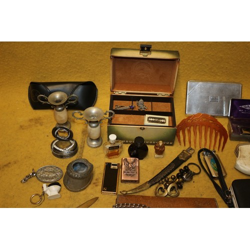 53 - Bundle of Curios and Interesting Items including Police sunglasses