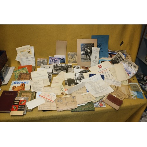 55 - Large Bundle of Ephemera Including Military