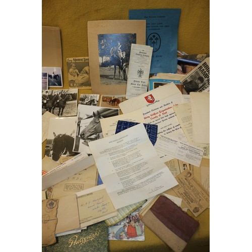 55 - Large Bundle of Ephemera Including Military