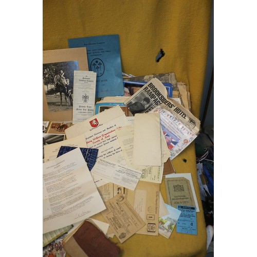 55 - Large Bundle of Ephemera Including Military