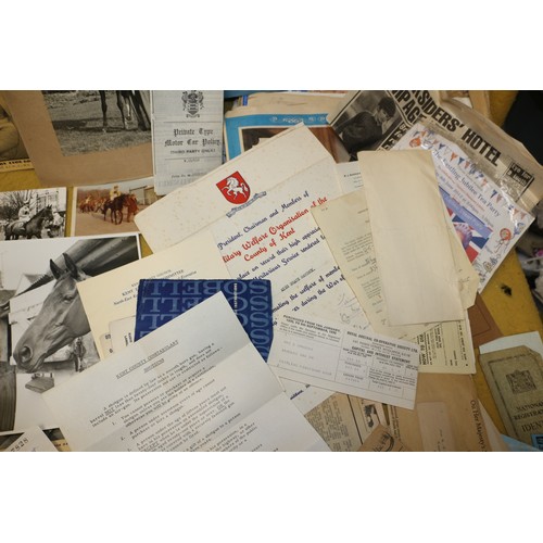 55 - Large Bundle of Ephemera Including Military