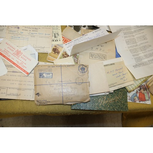 55 - Large Bundle of Ephemera Including Military