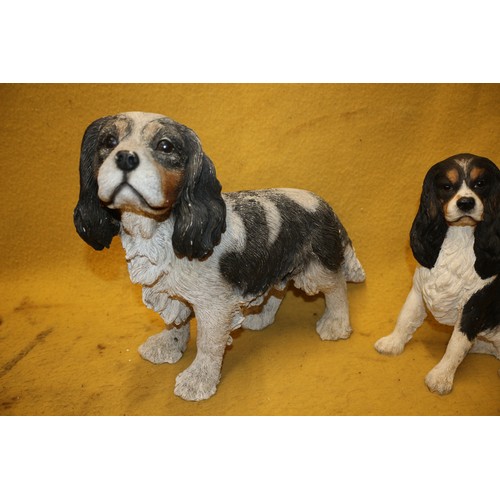 71 - Large King Charles Spaniel Dog, Plus Best In Breed Hand Painted King Charles Spaniel, Nose to tail L... 