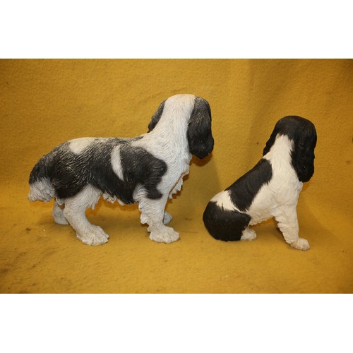 71 - Large King Charles Spaniel Dog, Plus Best In Breed Hand Painted King Charles Spaniel, Nose to tail L... 