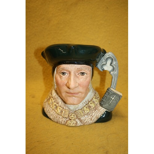 77 - Royal Doulton Toby Character Jug 'Sir Thomas Moore' 17.5 cm Tall