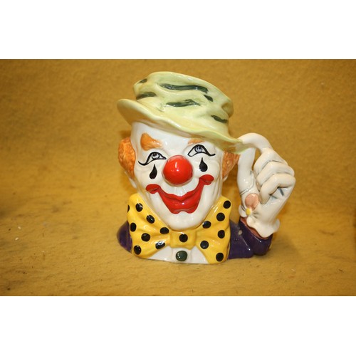 79 - Royal Doulton Toby Character Jug 'The Clown' 17cm Tall