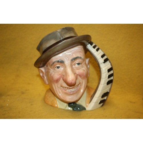 80 - Royal Doulton Toby Character Jug 'Jimmy Durante' 19cm Tall