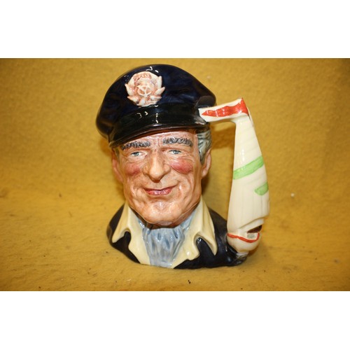 82 - Royal Doulton Toby Character Jug 'Yachtsman' 17cm tall