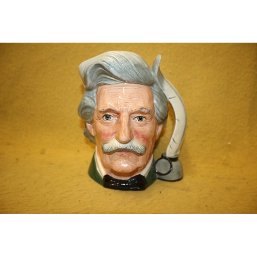 83 - Royal Doulton Toby Character Jug 'Mark Twain' 19cm tall