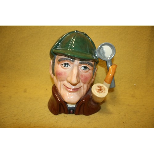 84 - Royal Doulton Toby Character Jug ' The Sleuth' 20cm