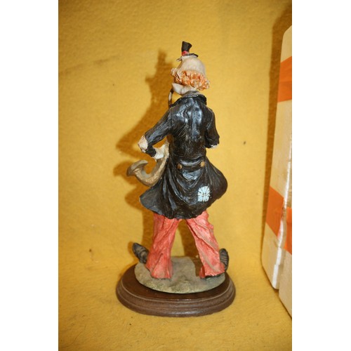 93 - Large Clown Figurine, 31cm Tall