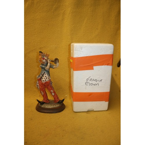 94 - Large Clown Figurine, 31cm Tall