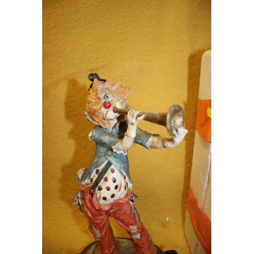 94 - Large Clown Figurine, 31cm Tall