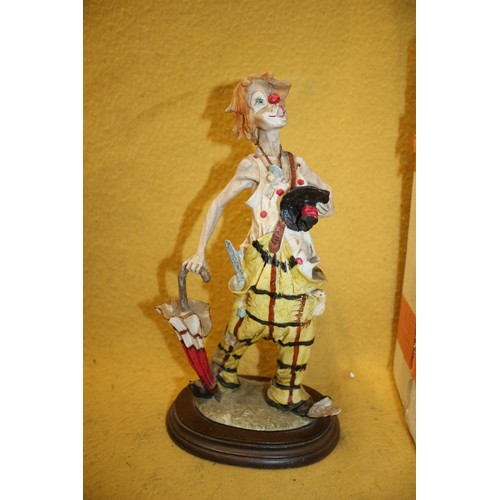 95 - Large Clown Figurine, 31cm Tall