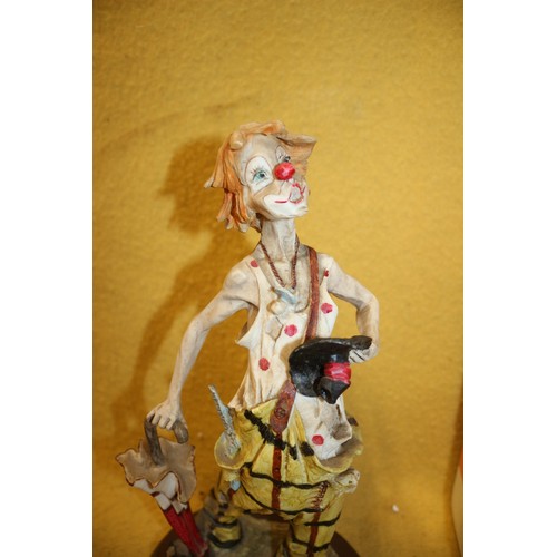 95 - Large Clown Figurine, 31cm Tall