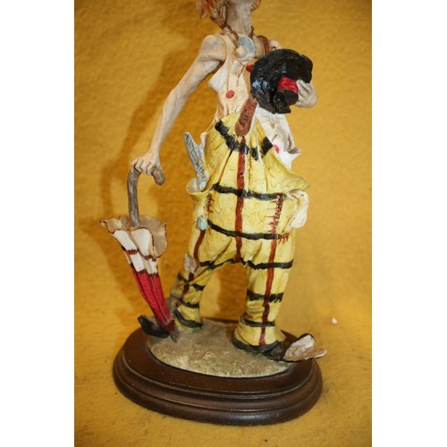 95 - Large Clown Figurine, 31cm Tall