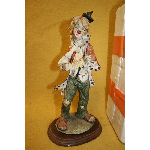 96 - Large Clown Figurine, 31cm Tall