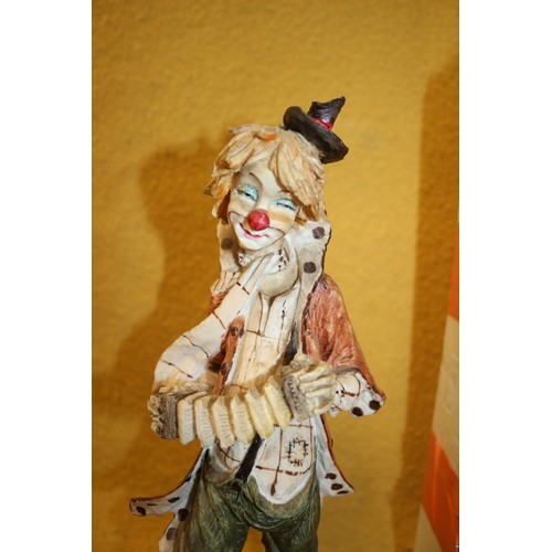 96 - Large Clown Figurine, 31cm Tall