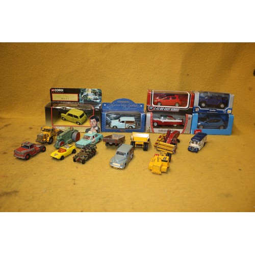 104 - Collection of Model Vehicles Including Corgi, Dinky, Matchbox