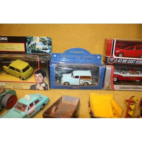 104 - Collection of Model Vehicles Including Corgi, Dinky, Matchbox