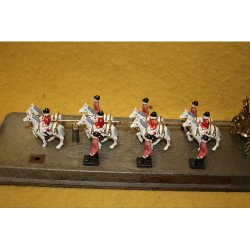 116 - Royal Horse Drawn Carriage Model, 38cm