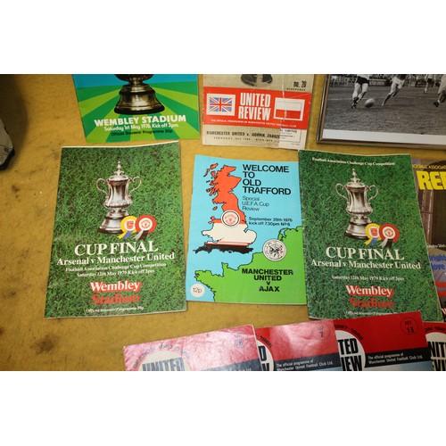 120 - 1960's, 1970's & 1980's Manchester United Football Programmes