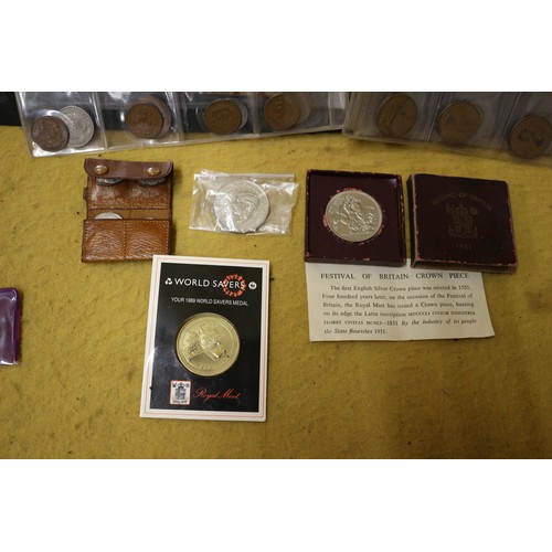 4 - Large Bundle of Coins Plus Full Coin Album