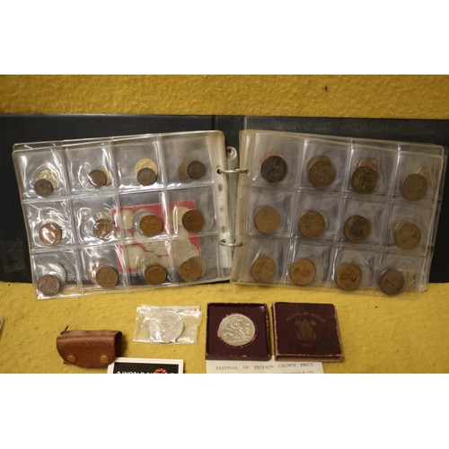 4 - Large Bundle of Coins Plus Full Coin Album