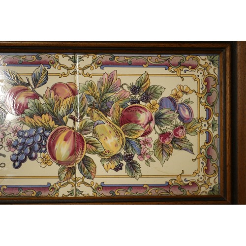 11 - Victorian Tiled Tray, 41cm