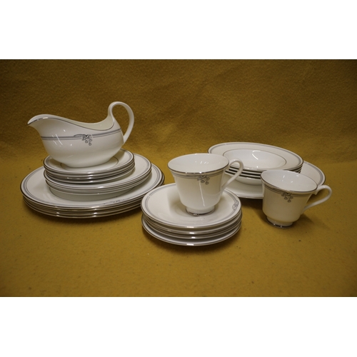 509 - Royal Doulton Fine Bone China Andante Part Dinner / Tea Set - 24 Pieces