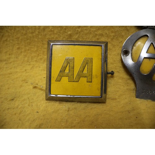 9 - 2 Vintage AA Badges