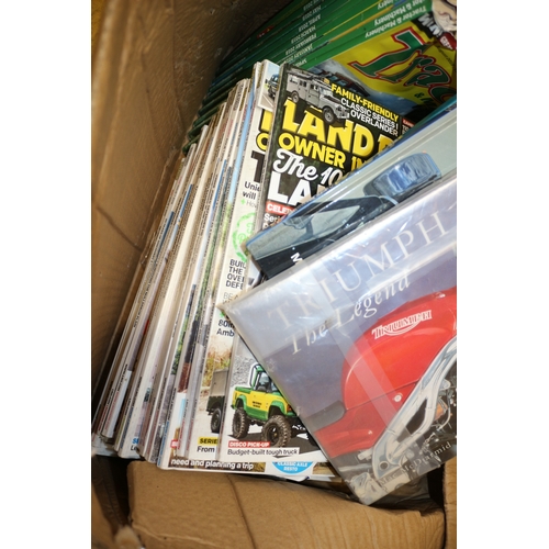 390 - Large Collection of Land Rover Owners International Magazines plus other Vehicle Related Magazines