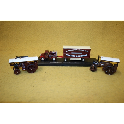 401 - 2 Die Cast Steam Roller Models plus one other