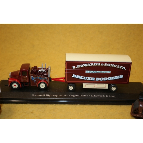 401 - 2 Die Cast Steam Roller Models plus one other