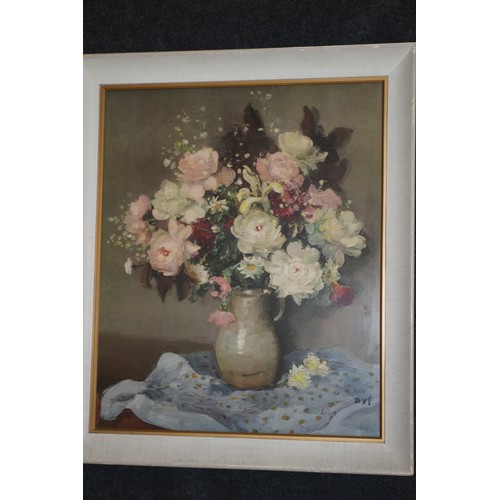 12 - DYF Flower Print, 72 x 61cm