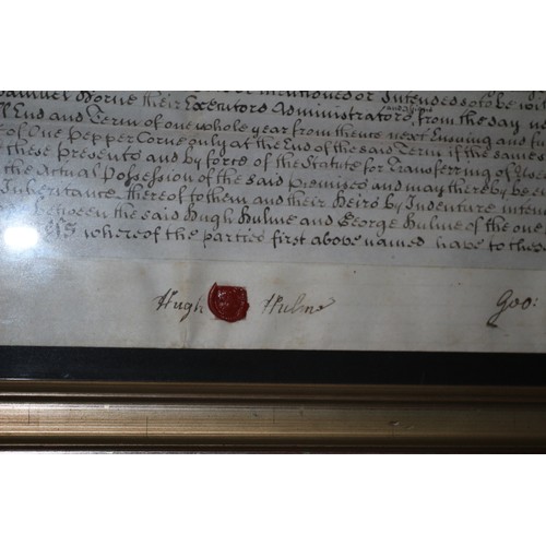 74 - 1751 Indenture, 46 x 74 cm