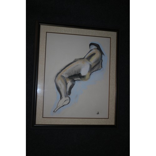 75 - Naked Lady, 54 x 64 cm