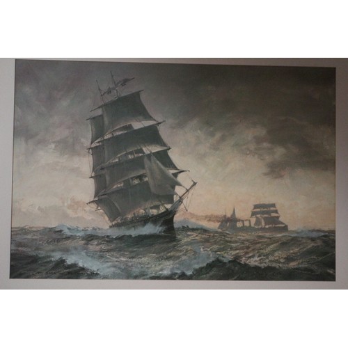 101 - Cutty Sark Britannia 1877 Print, 67 x 90 cm