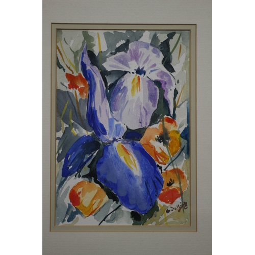 371 - Floral Watercolour, Signed, 38 x 29 cm