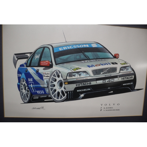 101 - Volvo S40 Print - 52 x 38cm