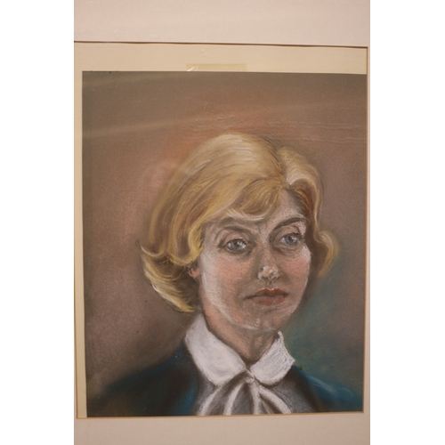 109 - Pastel of a Lady - 44 x 52cm