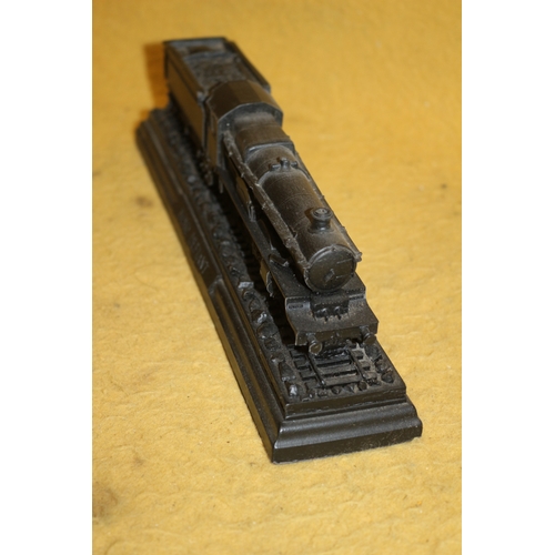 12 - Hand Carved Train Made from Welsh Coal