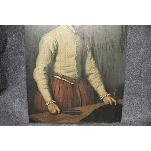 143 - The Tailor Print on Wood - 40 x 53cm