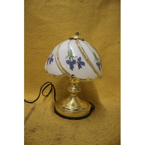 26 - Brass Effect Lamp - 32cm Tall