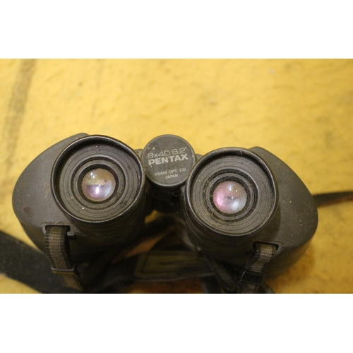 4 - 2 Pairs of Binoculars - Werra 8 x 30 with Carl Zeiss Lens and a Pentax 8 x 40