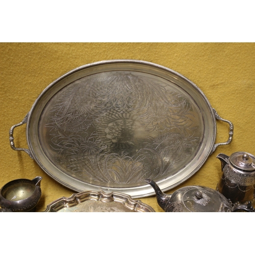 6 - Large Bundle of Plate ware to include a Large Serving Tray