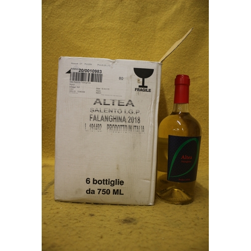 70 - Box of 6 x Bottles of Altea Falanghina New Wine