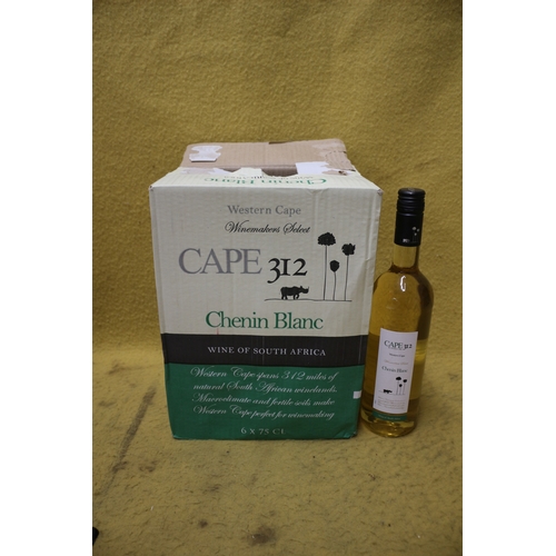 71 - Box of 6 x Bottles of Cape 312 New Wine