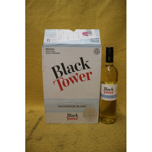 77 - 6 x Bottles of Black Tower Sauvignon Blanc New Wine